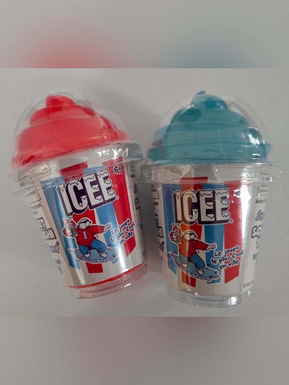 ICEE Scented Squishy Toy Cup – Red or Blue Slushie Fidget NEW set of 2
